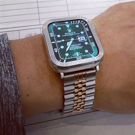 rolex apple watch strap